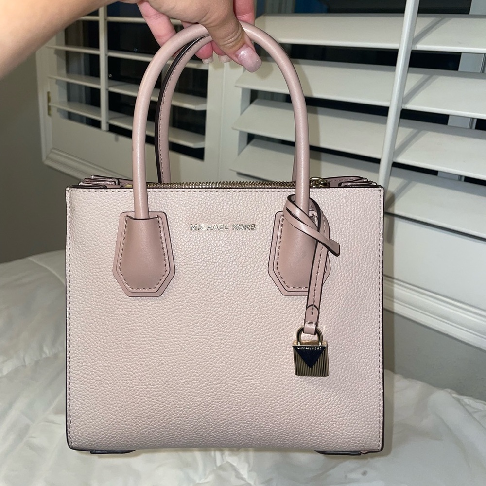 Michael Kors Leather Accordion Crossbody
